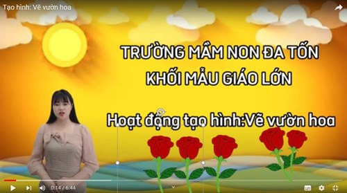 Tạo hình   Vẽ vườn hoa  - Giáo viên: Nguyễn Thị Thuý Hà